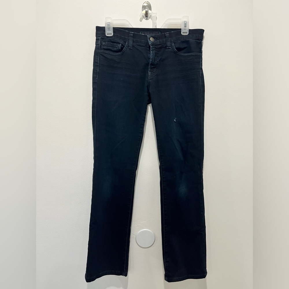 J Brand Mid Rise Straight Leg Jeans Womens 27 Color Shadow